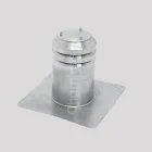 CHAMINÉ REDONDA EM ZINCO NATURAL Nº12 0.65mm — Chamines.pt Chamine Redonda em Zinco